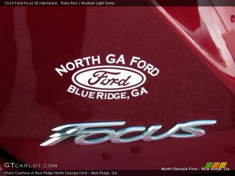 Ruby Red / Medium Light Stone 2014 Ford Focus SE Hatchback