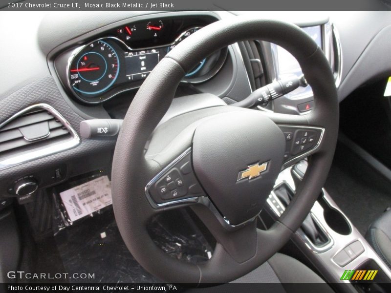 Mosaic Black Metallic / Jet Black 2017 Chevrolet Cruze LT