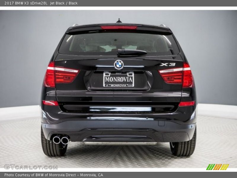 Jet Black / Black 2017 BMW X3 sDrive28i