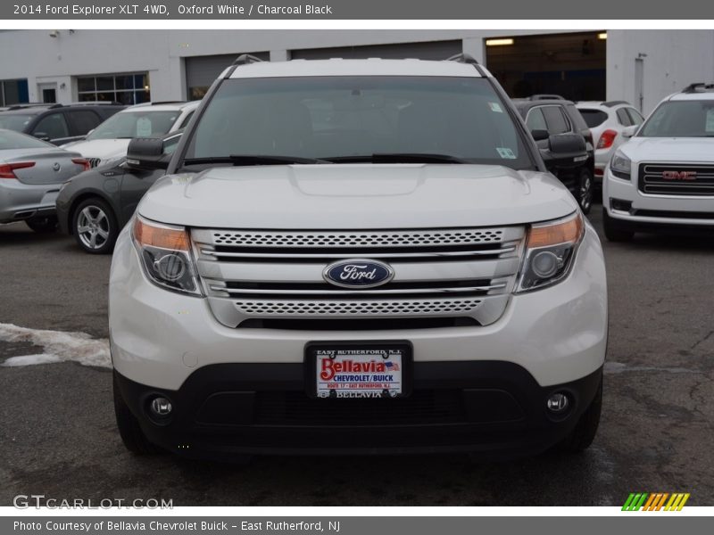 Oxford White / Charcoal Black 2014 Ford Explorer XLT 4WD