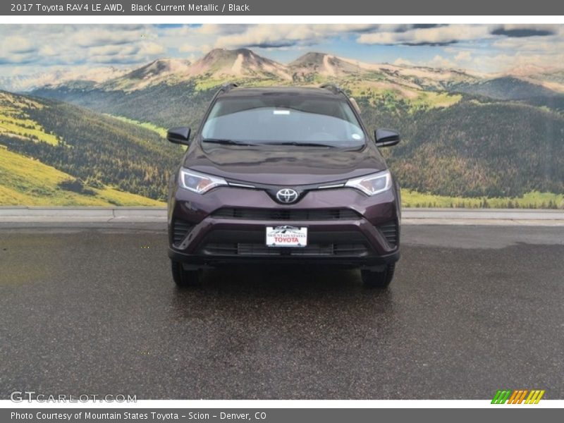 Black Current Metallic / Black 2017 Toyota RAV4 LE AWD