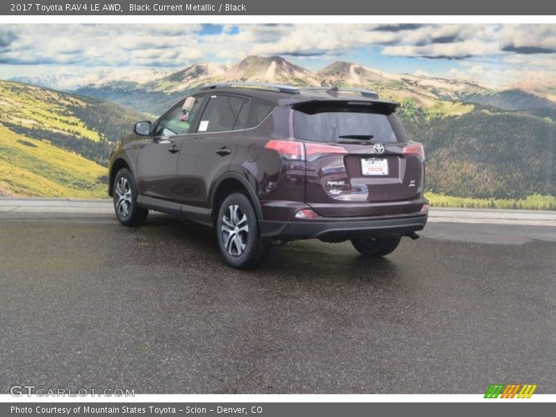 Black Current Metallic / Black 2017 Toyota RAV4 LE AWD