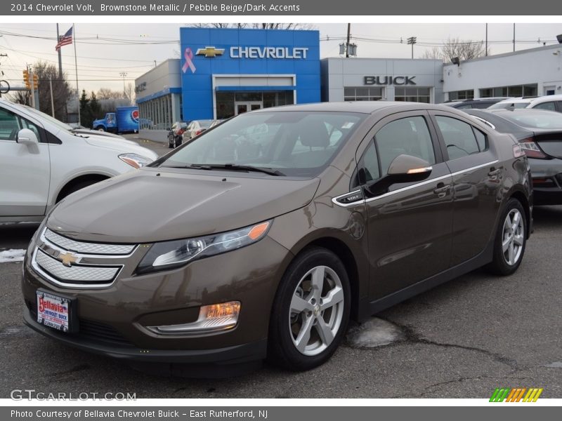 Brownstone Metallic / Pebble Beige/Dark Accents 2014 Chevrolet Volt
