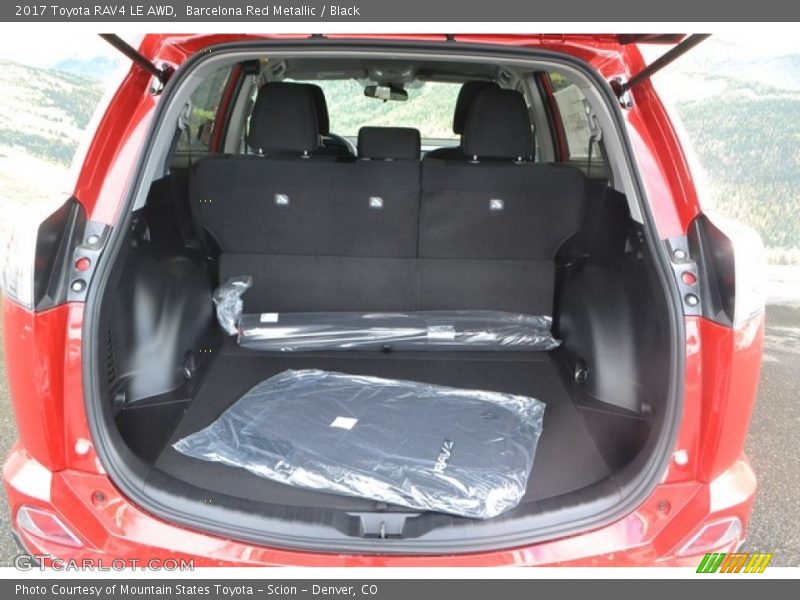 Barcelona Red Metallic / Black 2017 Toyota RAV4 LE AWD