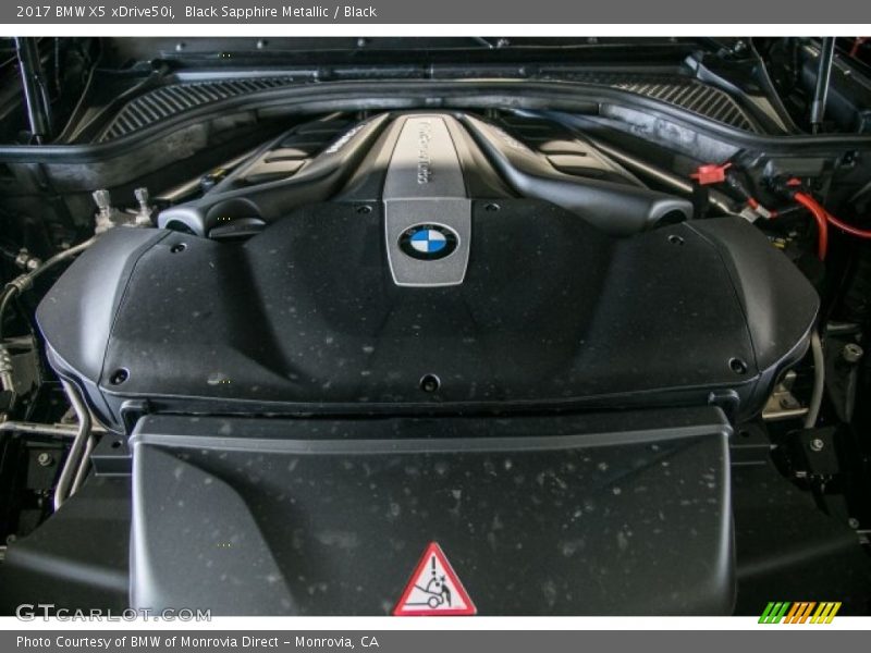 Black Sapphire Metallic / Black 2017 BMW X5 xDrive50i