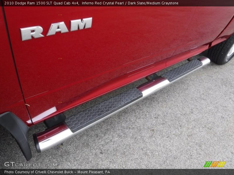 Inferno Red Crystal Pearl / Dark Slate/Medium Graystone 2010 Dodge Ram 1500 SLT Quad Cab 4x4