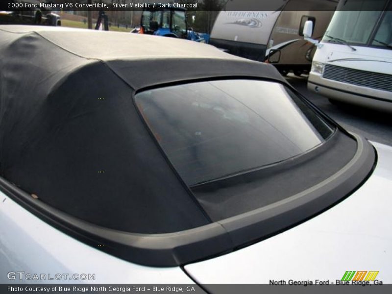 Silver Metallic / Dark Charcoal 2000 Ford Mustang V6 Convertible