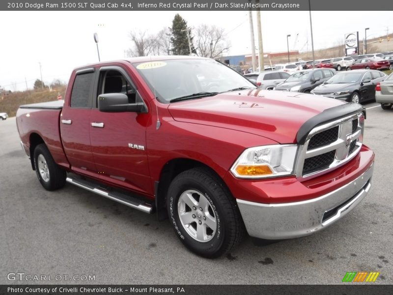 Inferno Red Crystal Pearl / Dark Slate/Medium Graystone 2010 Dodge Ram 1500 SLT Quad Cab 4x4