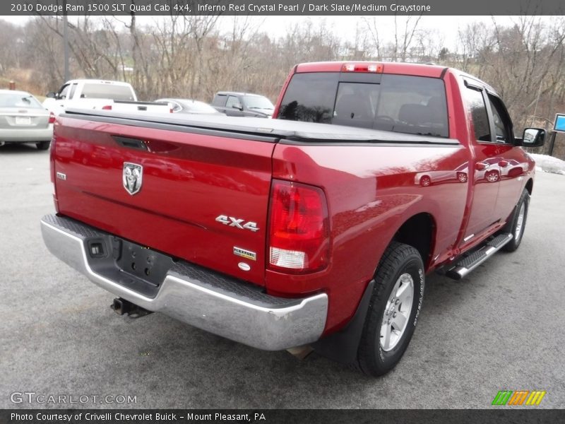 Inferno Red Crystal Pearl / Dark Slate/Medium Graystone 2010 Dodge Ram 1500 SLT Quad Cab 4x4