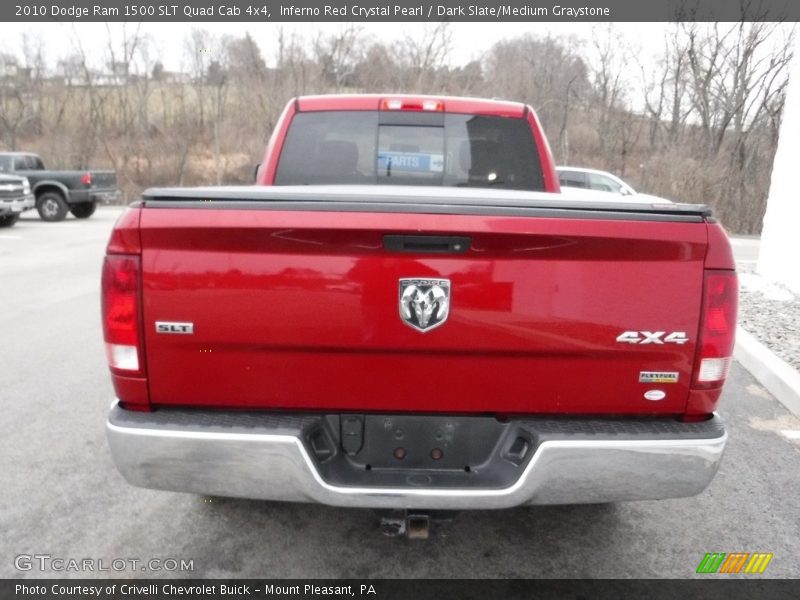 Inferno Red Crystal Pearl / Dark Slate/Medium Graystone 2010 Dodge Ram 1500 SLT Quad Cab 4x4