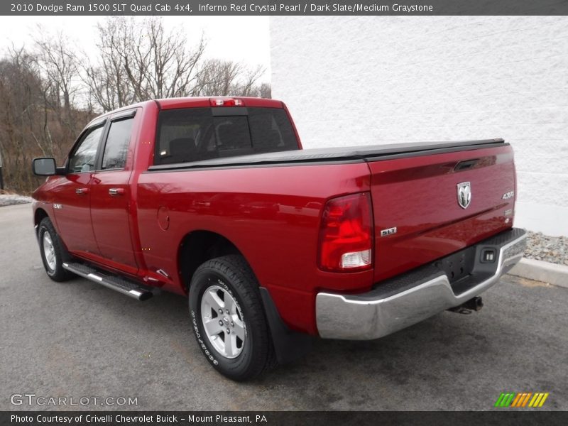 Inferno Red Crystal Pearl / Dark Slate/Medium Graystone 2010 Dodge Ram 1500 SLT Quad Cab 4x4