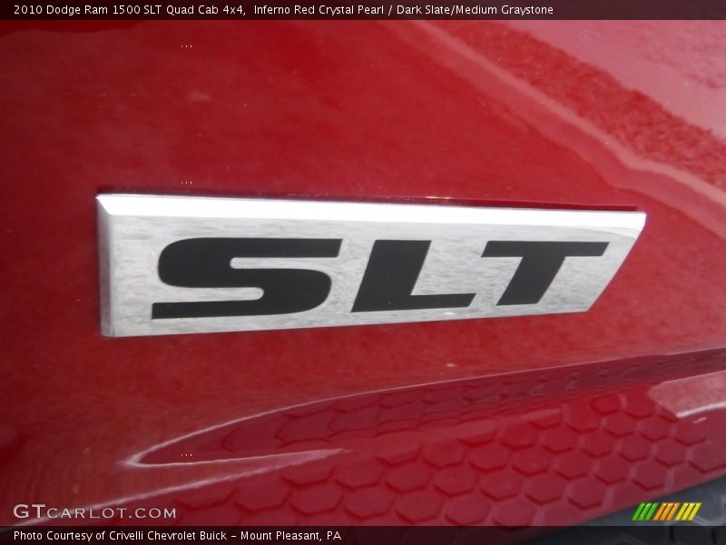 Inferno Red Crystal Pearl / Dark Slate/Medium Graystone 2010 Dodge Ram 1500 SLT Quad Cab 4x4