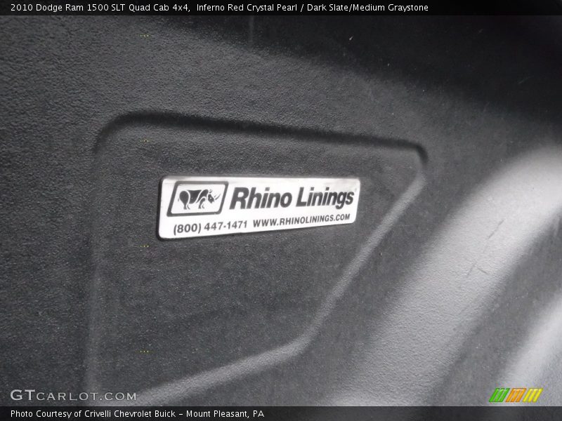 Inferno Red Crystal Pearl / Dark Slate/Medium Graystone 2010 Dodge Ram 1500 SLT Quad Cab 4x4