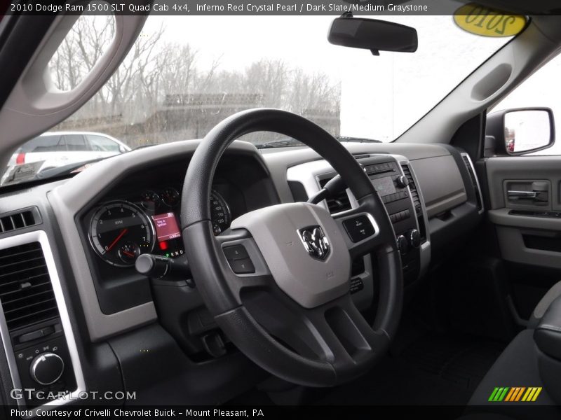 Inferno Red Crystal Pearl / Dark Slate/Medium Graystone 2010 Dodge Ram 1500 SLT Quad Cab 4x4