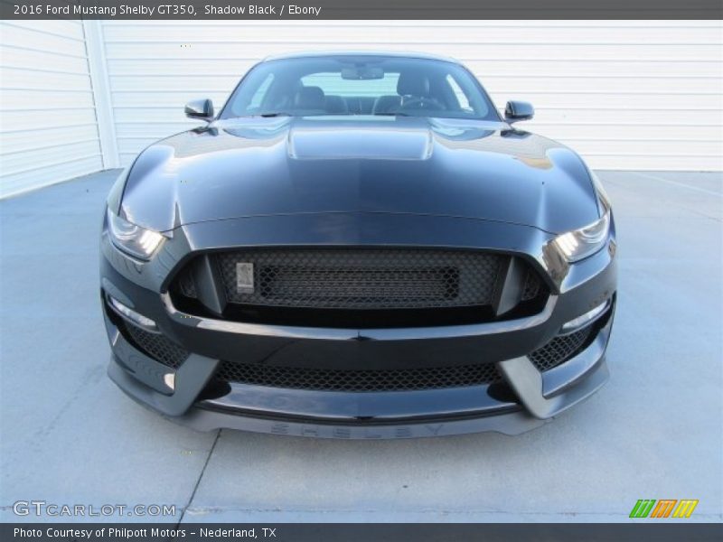 Shadow Black / Ebony 2016 Ford Mustang Shelby GT350