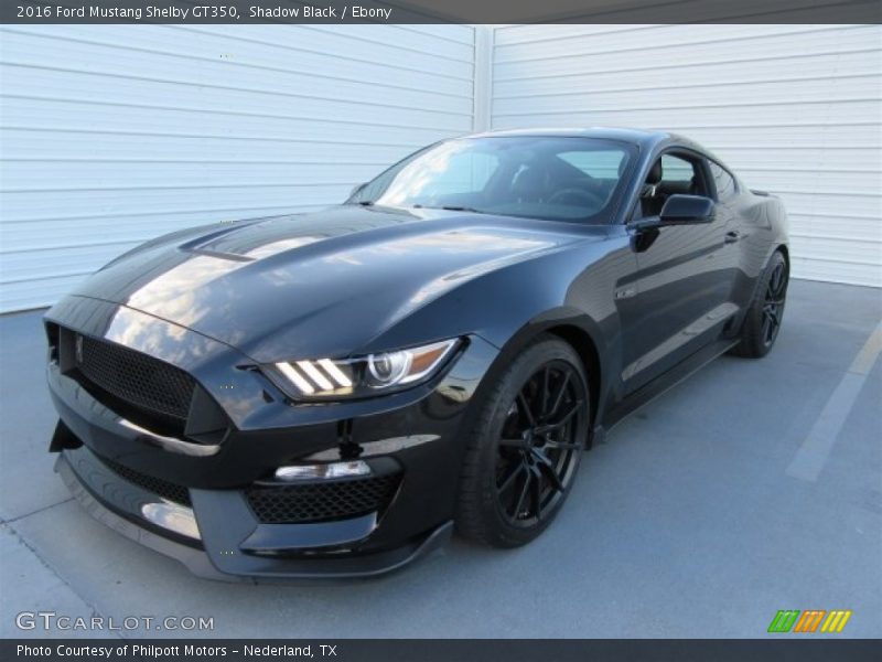 Shadow Black / Ebony 2016 Ford Mustang Shelby GT350