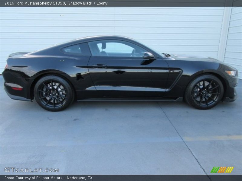 Shadow Black / Ebony 2016 Ford Mustang Shelby GT350