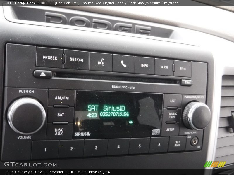 Inferno Red Crystal Pearl / Dark Slate/Medium Graystone 2010 Dodge Ram 1500 SLT Quad Cab 4x4