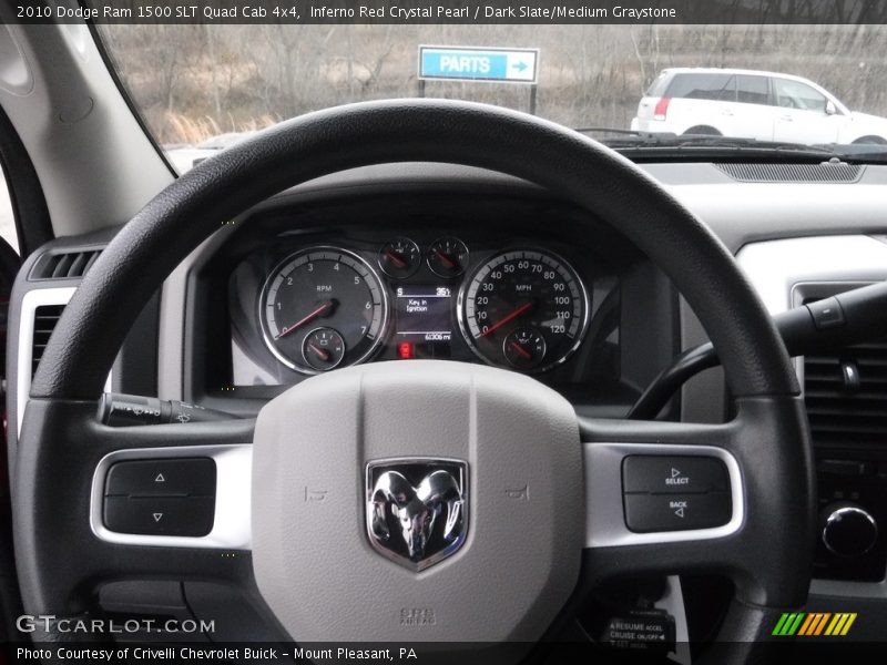 Inferno Red Crystal Pearl / Dark Slate/Medium Graystone 2010 Dodge Ram 1500 SLT Quad Cab 4x4