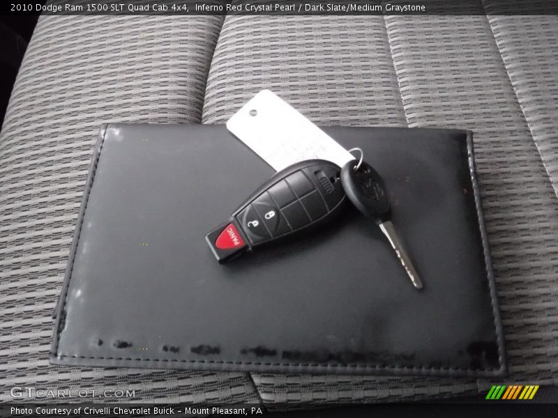 Inferno Red Crystal Pearl / Dark Slate/Medium Graystone 2010 Dodge Ram 1500 SLT Quad Cab 4x4