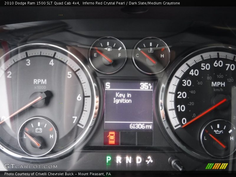 Inferno Red Crystal Pearl / Dark Slate/Medium Graystone 2010 Dodge Ram 1500 SLT Quad Cab 4x4