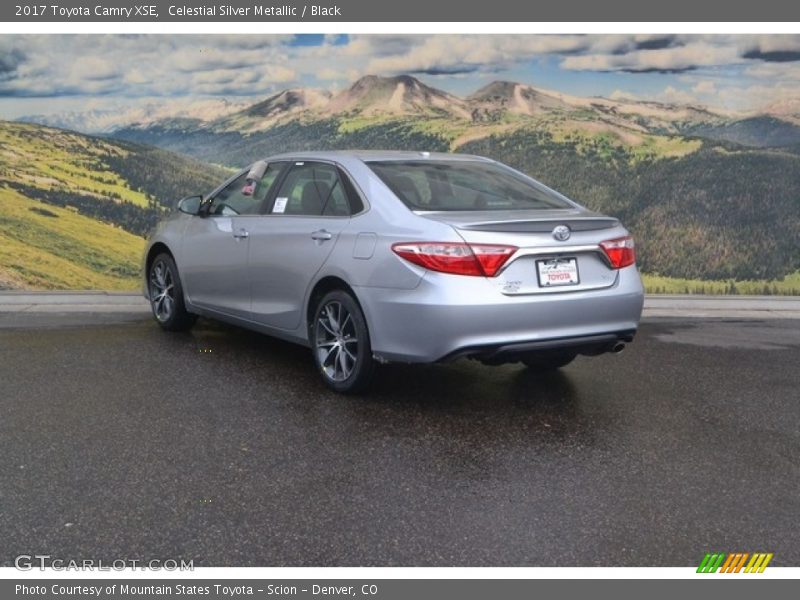 Celestial Silver Metallic / Black 2017 Toyota Camry XSE