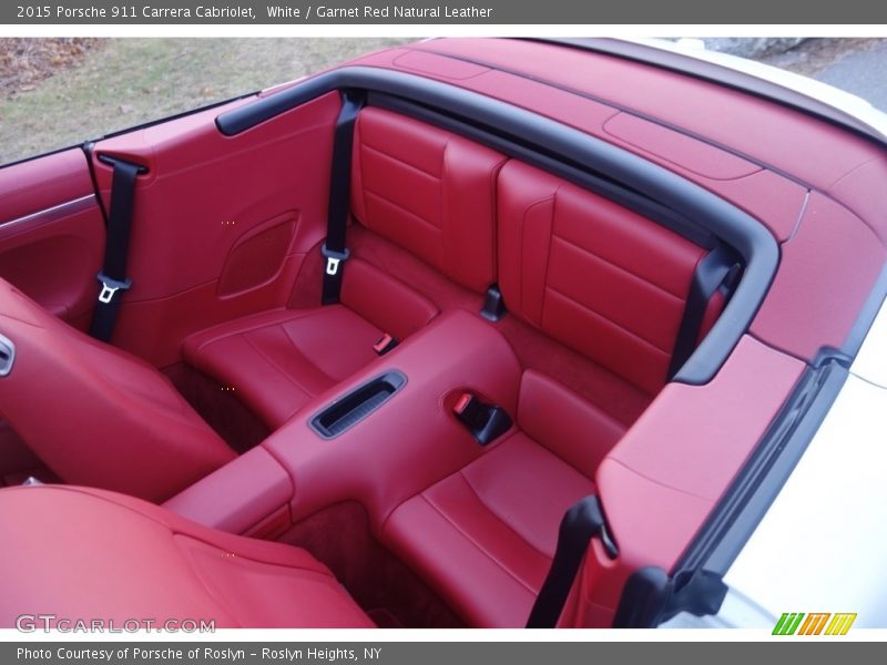 Rear Seat of 2015 911 Carrera Cabriolet