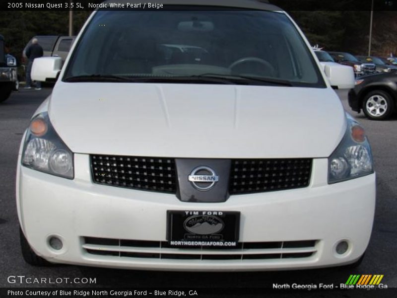 Nordic White Pearl / Beige 2005 Nissan Quest 3.5 SL