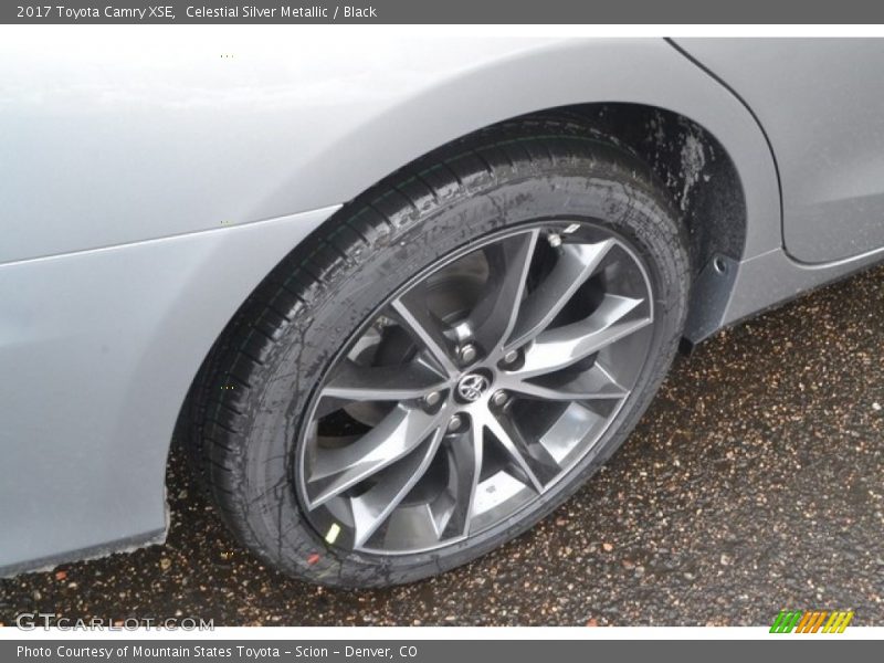 Celestial Silver Metallic / Black 2017 Toyota Camry XSE