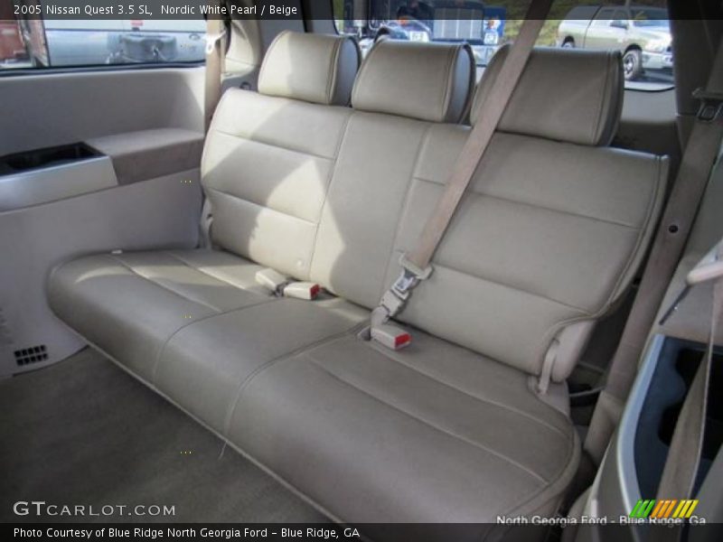 Nordic White Pearl / Beige 2005 Nissan Quest 3.5 SL