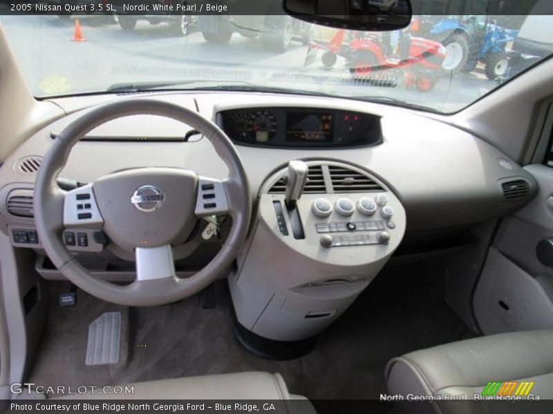 Nordic White Pearl / Beige 2005 Nissan Quest 3.5 SL