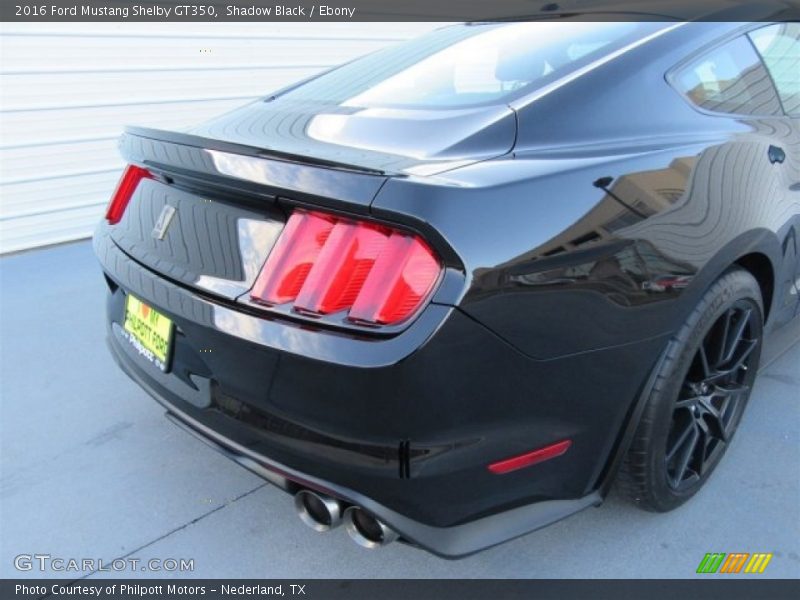 Shadow Black / Ebony 2016 Ford Mustang Shelby GT350