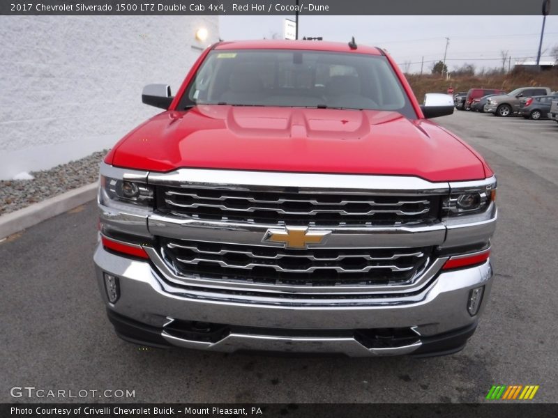 Red Hot / Cocoa/­Dune 2017 Chevrolet Silverado 1500 LTZ Double Cab 4x4