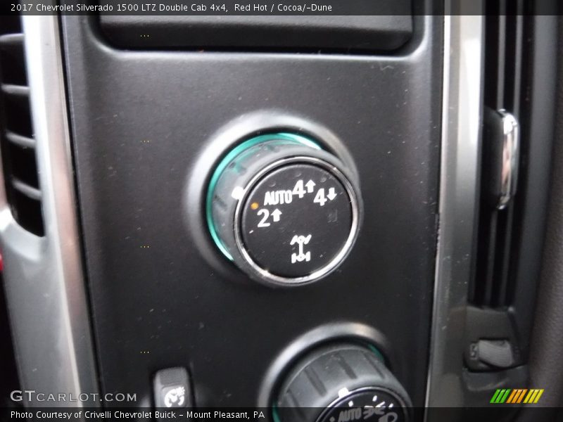 Red Hot / Cocoa/­Dune 2017 Chevrolet Silverado 1500 LTZ Double Cab 4x4