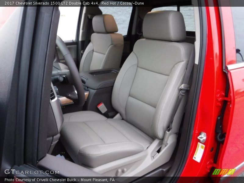 Red Hot / Cocoa/­Dune 2017 Chevrolet Silverado 1500 LTZ Double Cab 4x4
