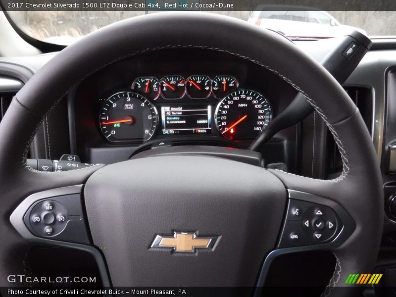 Red Hot / Cocoa/­Dune 2017 Chevrolet Silverado 1500 LTZ Double Cab 4x4