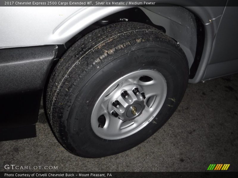 Silver Ice Metallic / Medium Pewter 2017 Chevrolet Express 2500 Cargo Extended WT