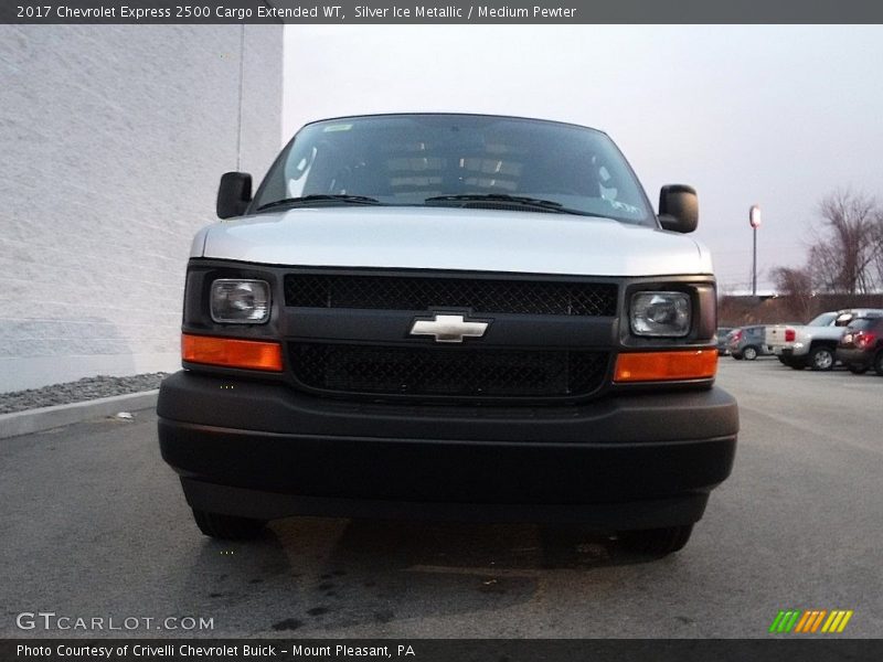 Silver Ice Metallic / Medium Pewter 2017 Chevrolet Express 2500 Cargo Extended WT