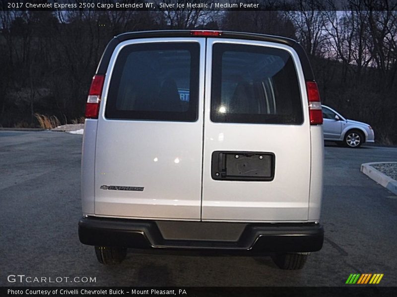 Silver Ice Metallic / Medium Pewter 2017 Chevrolet Express 2500 Cargo Extended WT