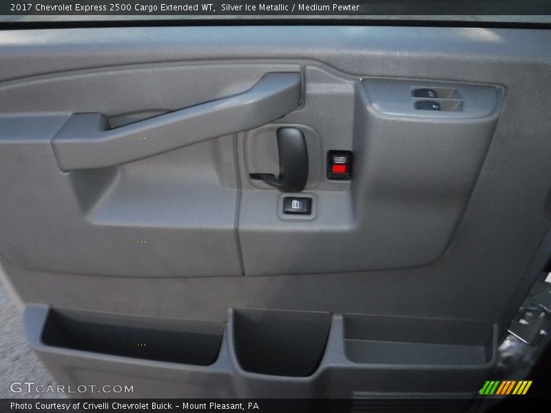 Silver Ice Metallic / Medium Pewter 2017 Chevrolet Express 2500 Cargo Extended WT