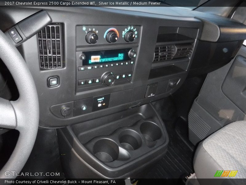 Silver Ice Metallic / Medium Pewter 2017 Chevrolet Express 2500 Cargo Extended WT