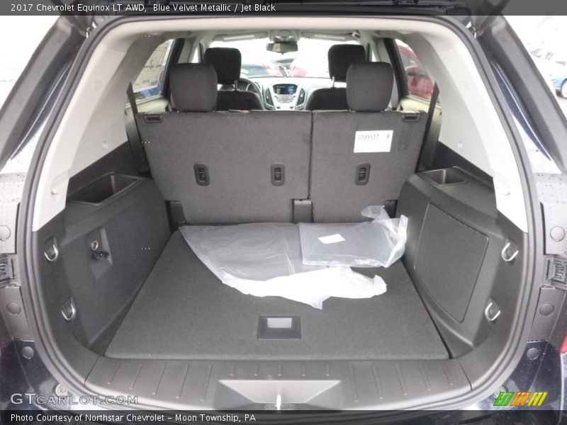 Blue Velvet Metallic / Jet Black 2017 Chevrolet Equinox LT AWD