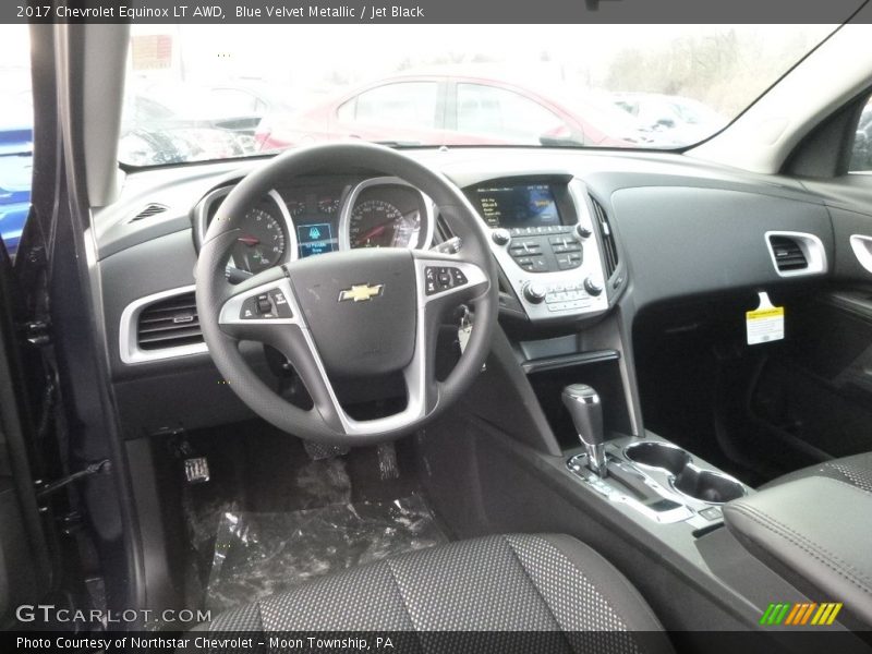 Blue Velvet Metallic / Jet Black 2017 Chevrolet Equinox LT AWD