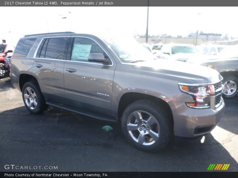 Pepperdust Metallic / Jet Black 2017 Chevrolet Tahoe LS 4WD