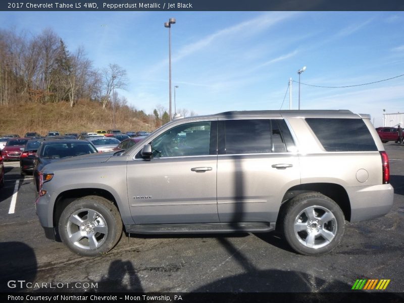 Pepperdust Metallic / Jet Black 2017 Chevrolet Tahoe LS 4WD