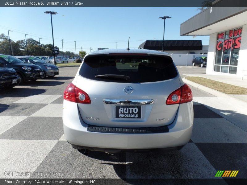 Brilliant Silver / Gray 2013 Nissan Rogue S