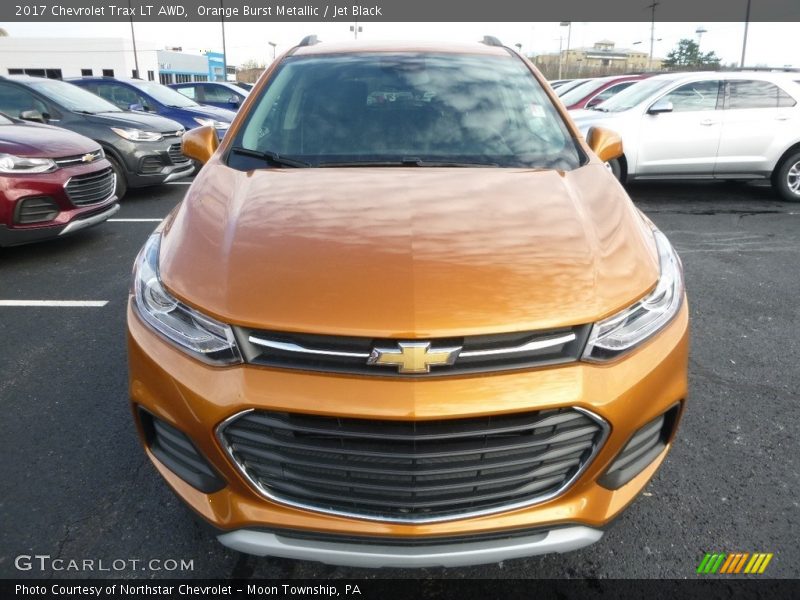 Orange Burst Metallic / Jet Black 2017 Chevrolet Trax LT AWD