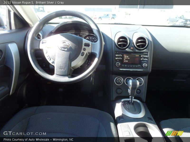 Brilliant Silver / Gray 2013 Nissan Rogue S