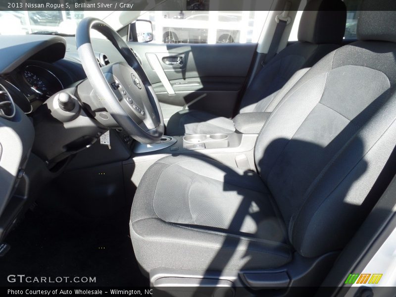 Brilliant Silver / Gray 2013 Nissan Rogue S