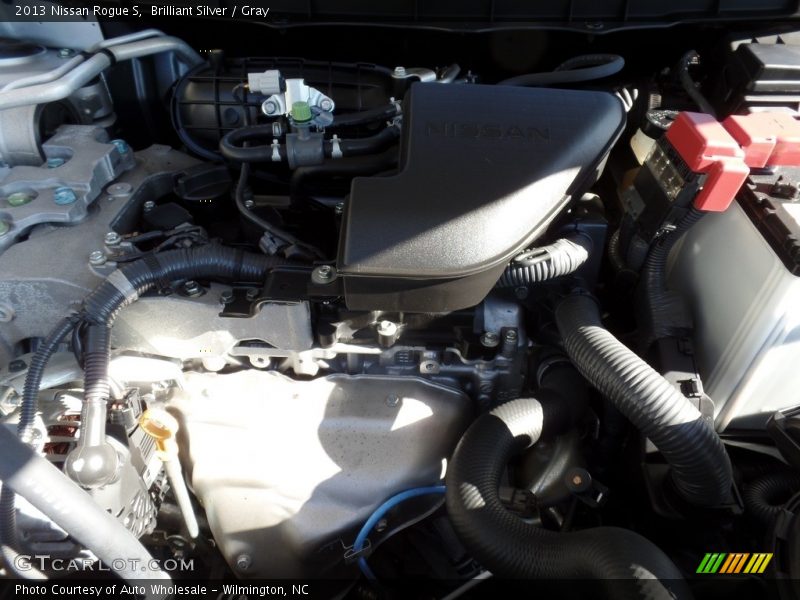 Brilliant Silver / Gray 2013 Nissan Rogue S